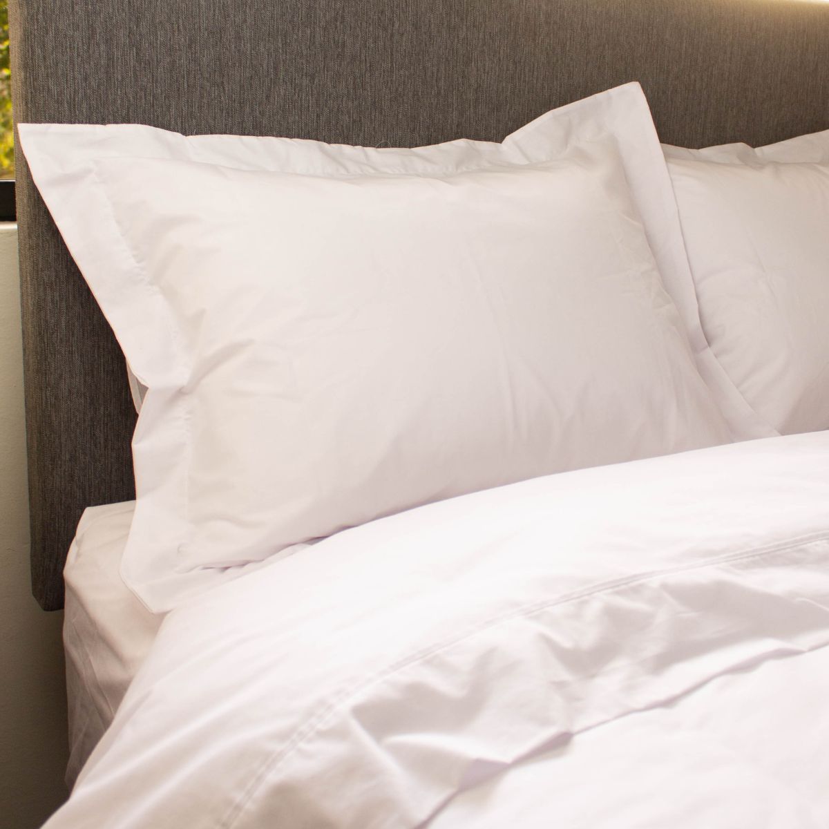 AMADEUS HOME - Funda Plumón de cama  + 02 Fundas Almohadas Algodón Pima Hotelero