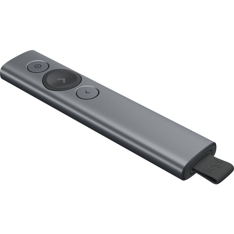 LOGITECH - Presentador Logitech 30M Spotlight Wireless BT Gris - 910-005216