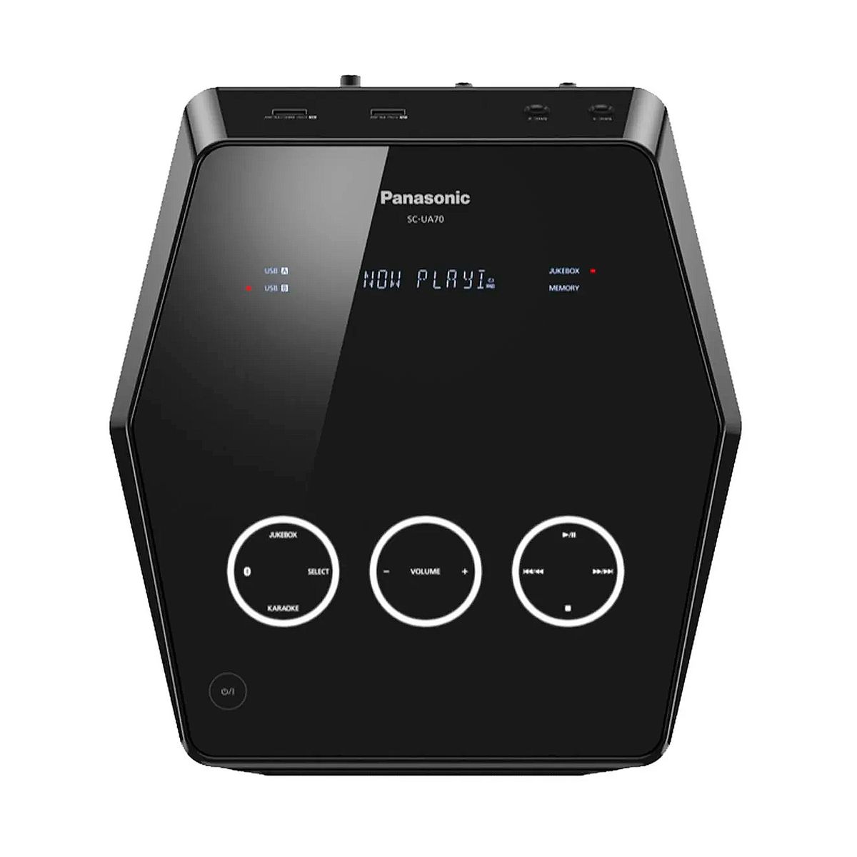 PANASONIC - Equipo de Sonido Panasonic SC-UA70PU-K ONE BOX 1700 Watts RMS NEGRO