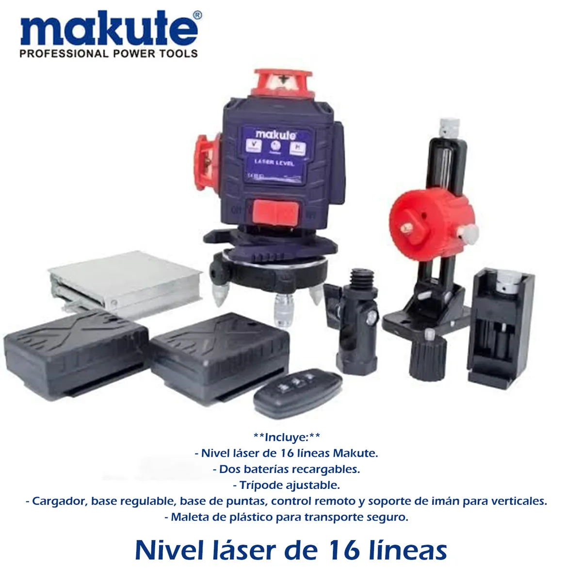 MAKUTE - NIVEL LASER DE 16 LINEAS