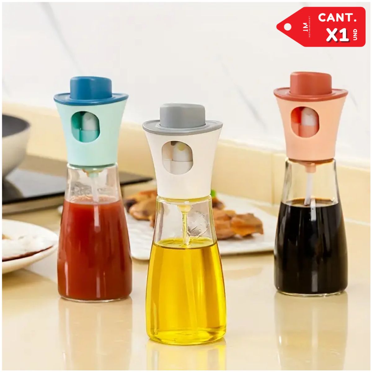 INSPIRA - Dispensador de aceite en Spray de Cocina