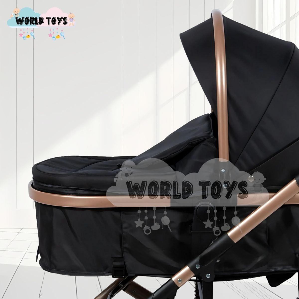 BABY - Coche Moisés «MILLION COMFORT» Edición Limitada Black