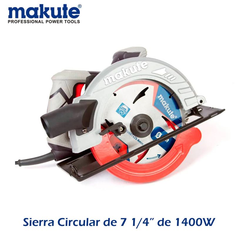 MAKUTE - SIERRA CIRCULAR DE 7 1/4" DE 1400 W