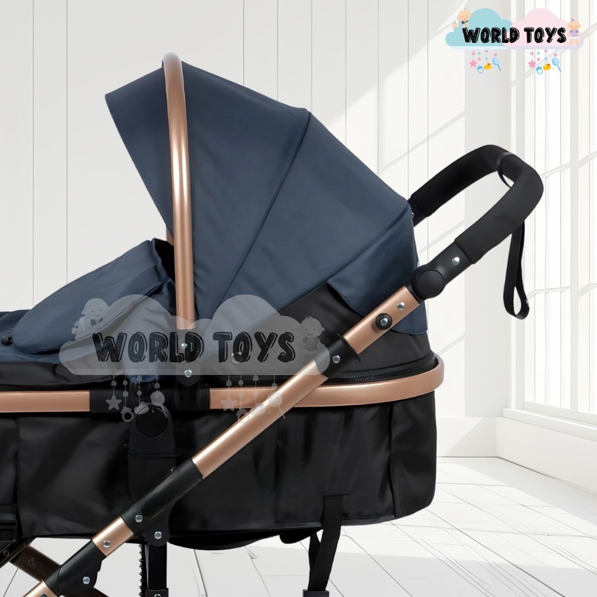 BABY - Coche Moisés «MILLION COMFORT» Edición Limitada Blue