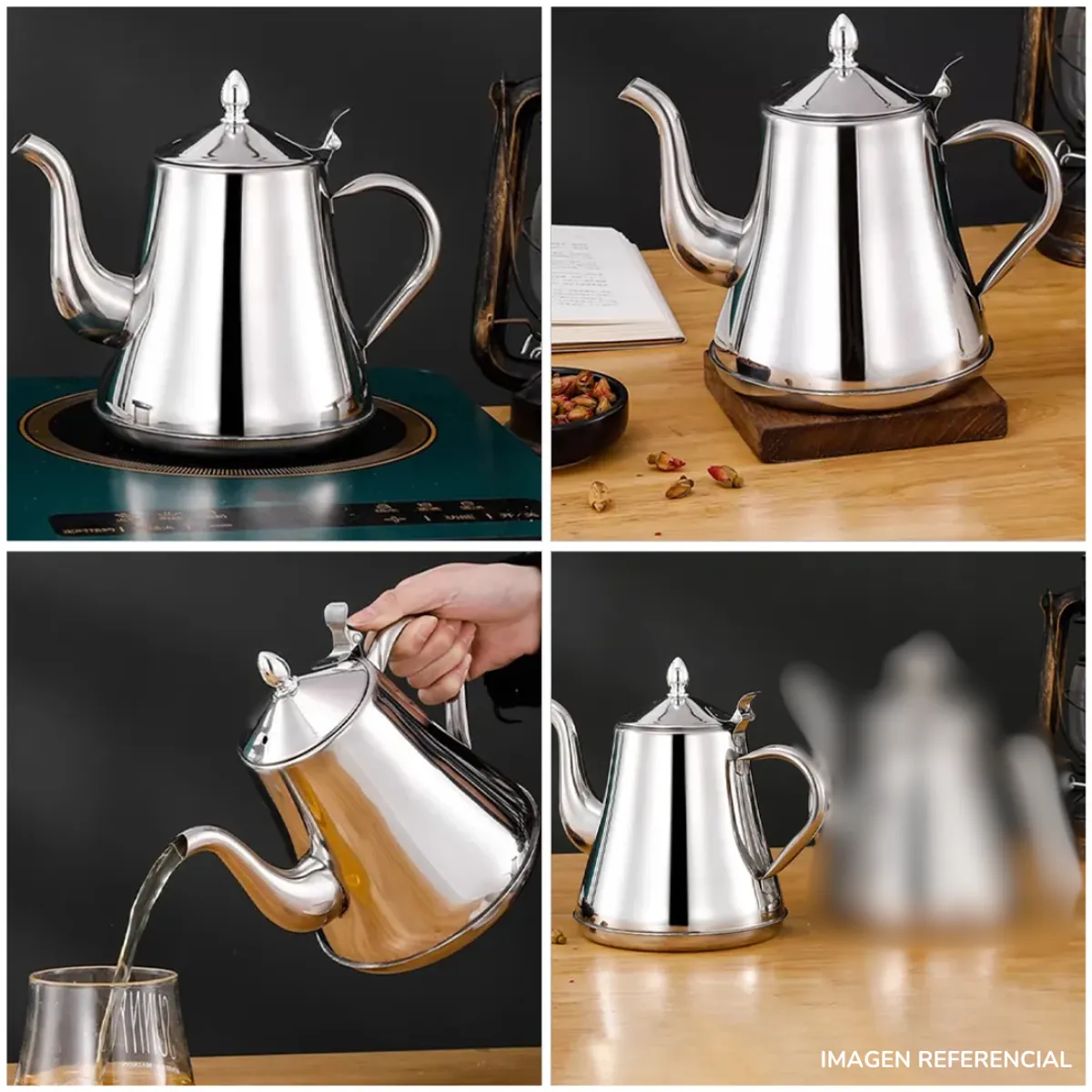 GENERICO - Jarra Tetera Cafetera Con Infusor 2 litros