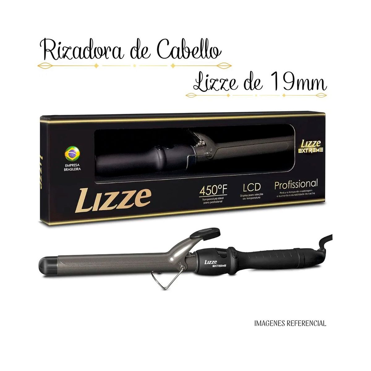 LIZZE - Rizador de Cabello Lizze EXTREME de 19 mm