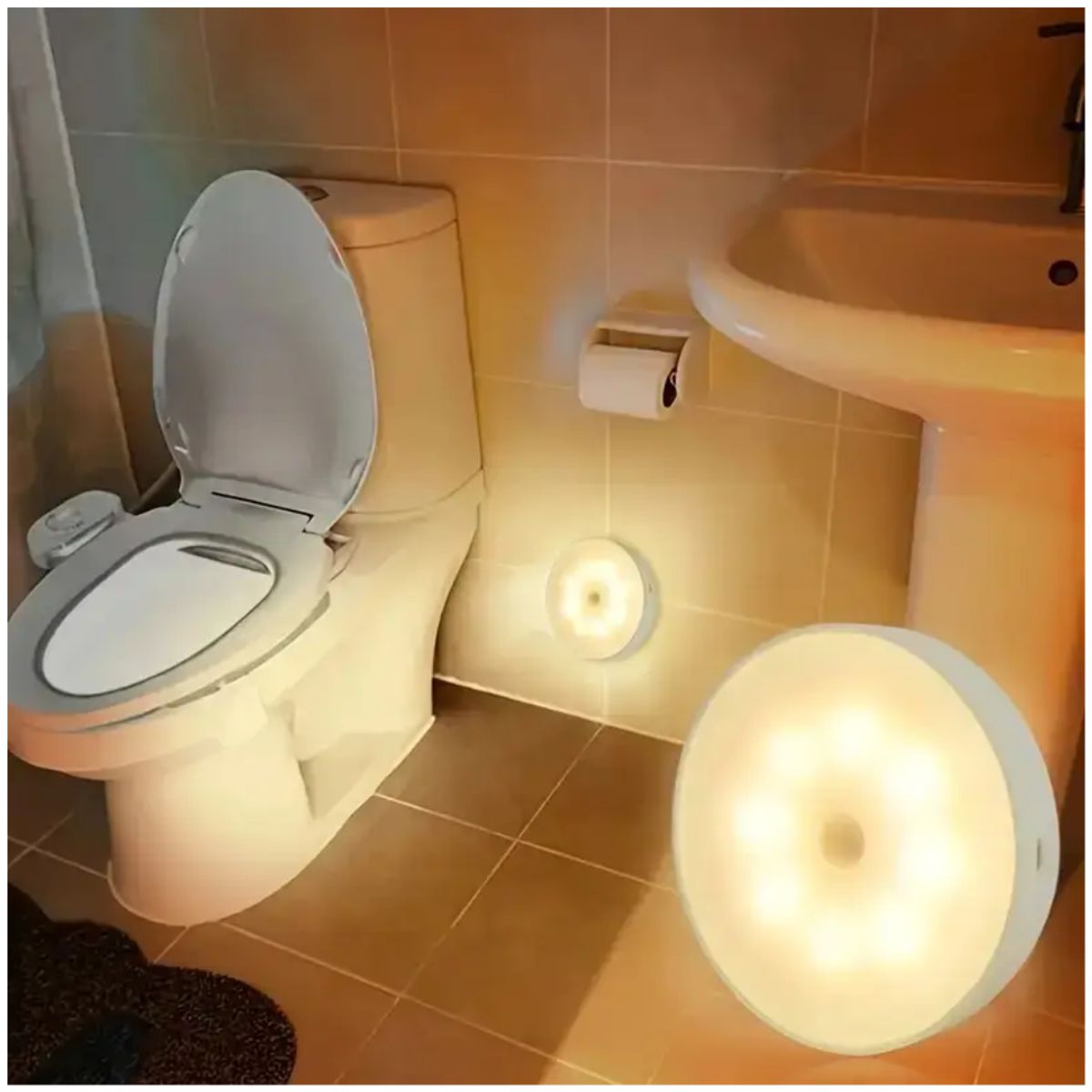 INSPIRA - Foco Lámpara LED con Sensor de Movimiento Recargable USB