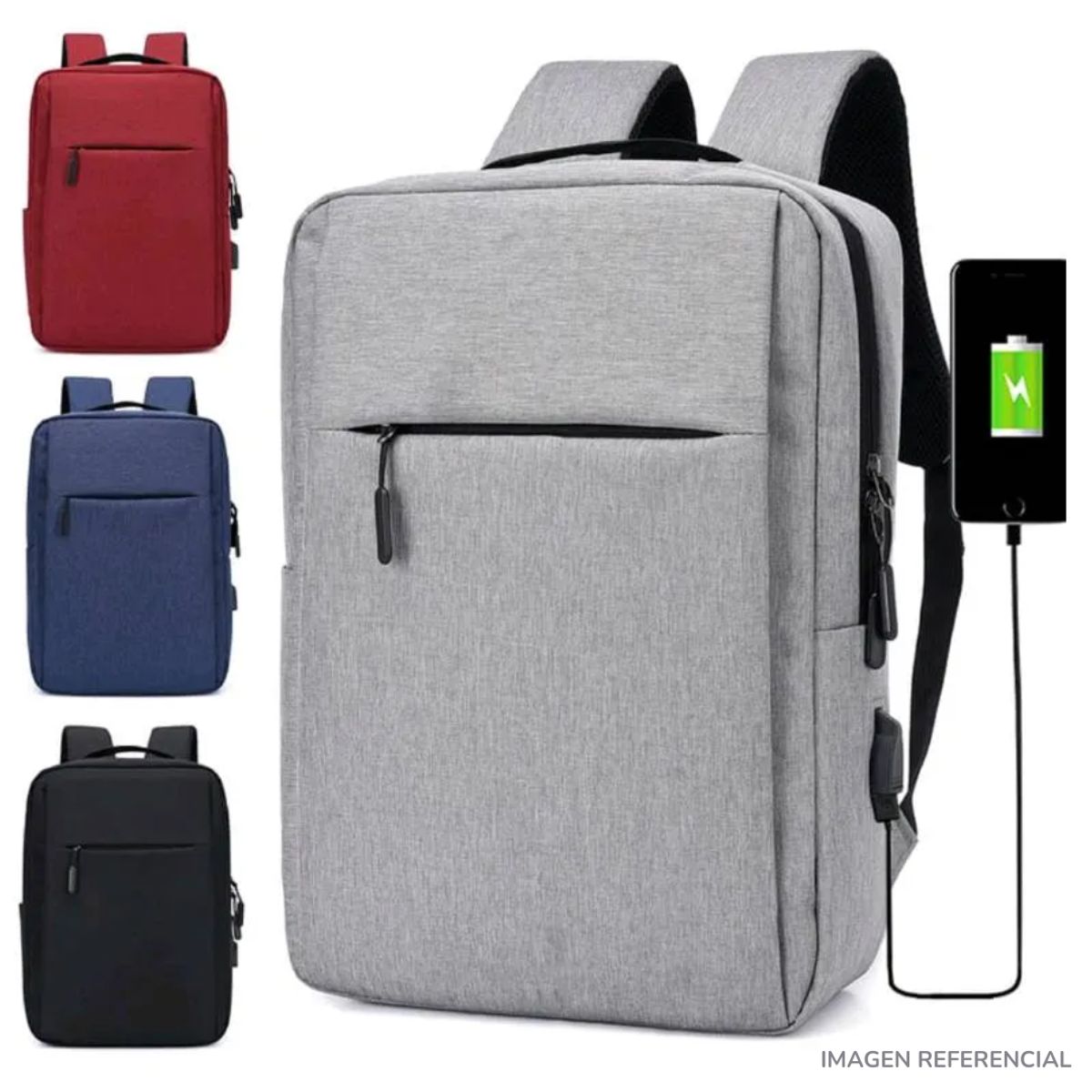 INSPIRA MARKET - Mochila Impermeable Laptop Notebook