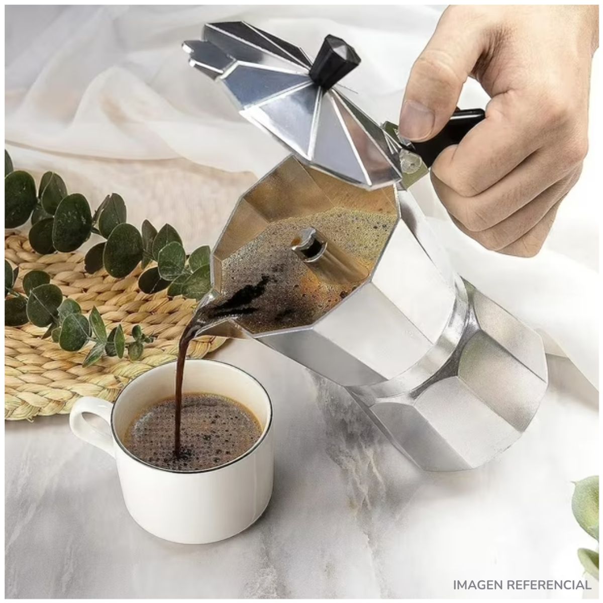 GENERICO - Cafetera Italiana Cubana de Café Expreso Moka