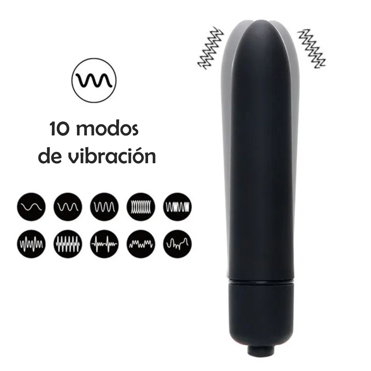GENERICO - Mini bala vibradora - negro