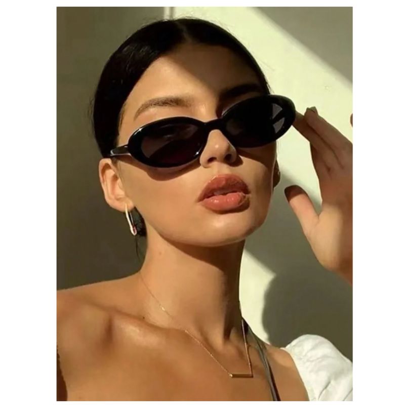 GENERICO - LENTES DE SOL RETRO OVALADO CON PROTECCION UV