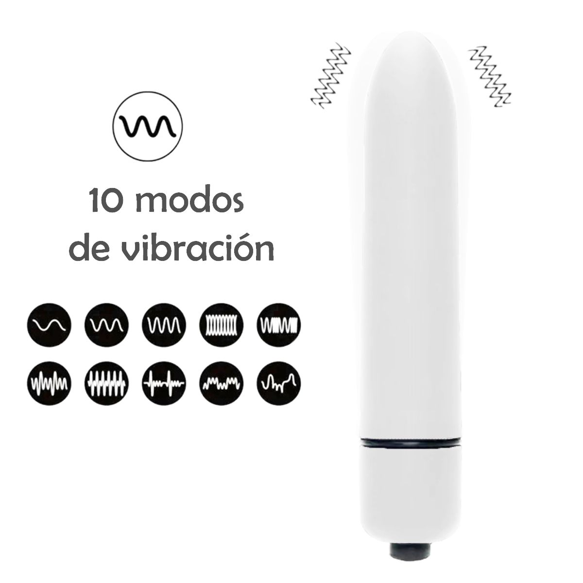 GENERICO - Mini bala vibradora - blanco