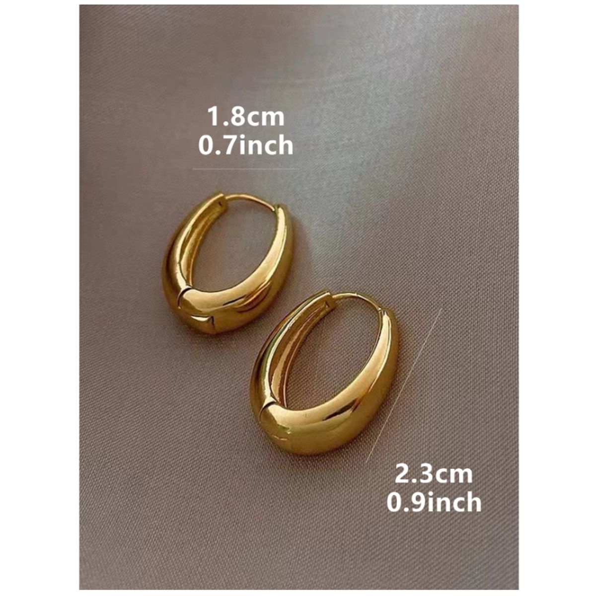 GENERICO - ARETES EN FORMA OVALADA