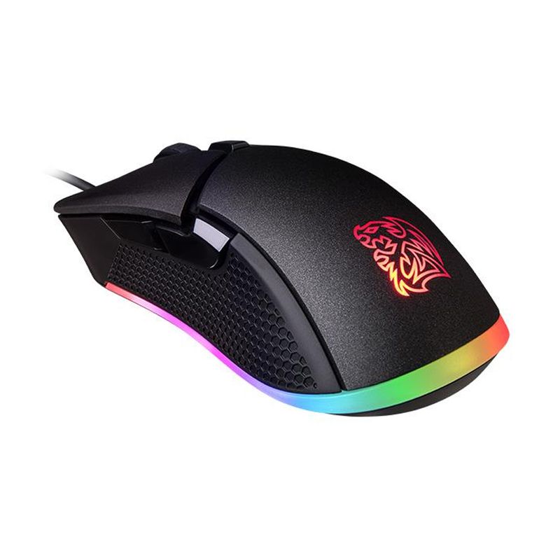 TT ESPORTS - Mouse Gamer Tt Esports Iris Rgb 5K - Alta Precisión, 16.8 Millones De Colores, Ergonómico