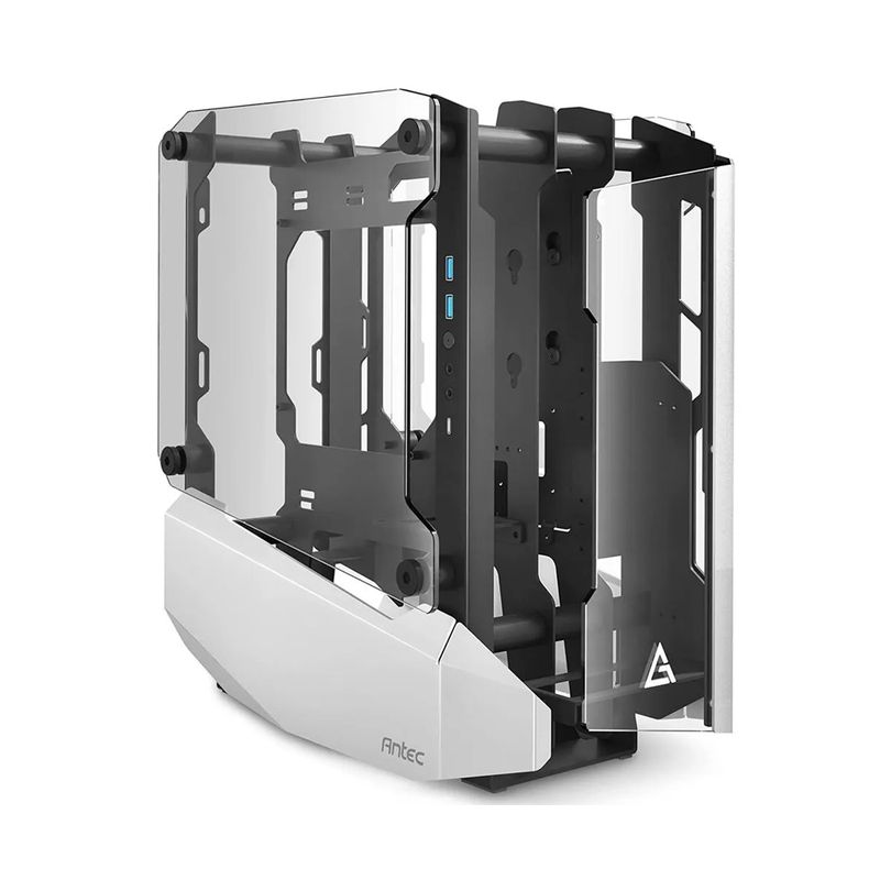 FANTECH - Caja Mini Tower Antec Striker En Blanco - Diseño Compacto, Ideal Para Gamers Y Pc De Alto
