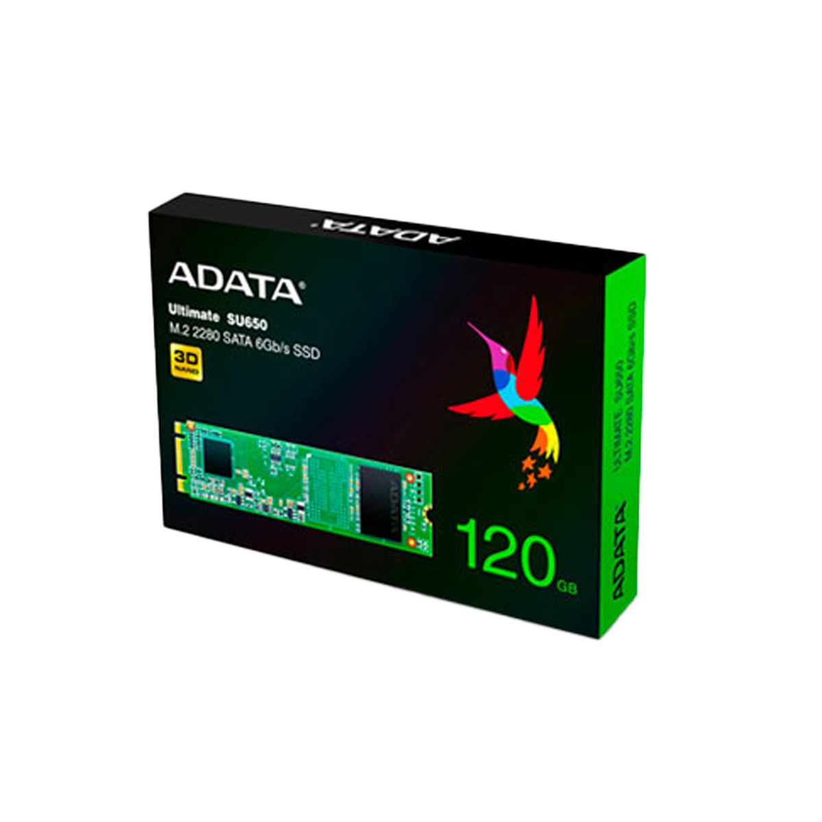ADATA - Ssd M.2 Sata 120Gb Adata Ultimate Su650 – Rendimiento Superior Y Mayor Capacidad En Tu Pc
