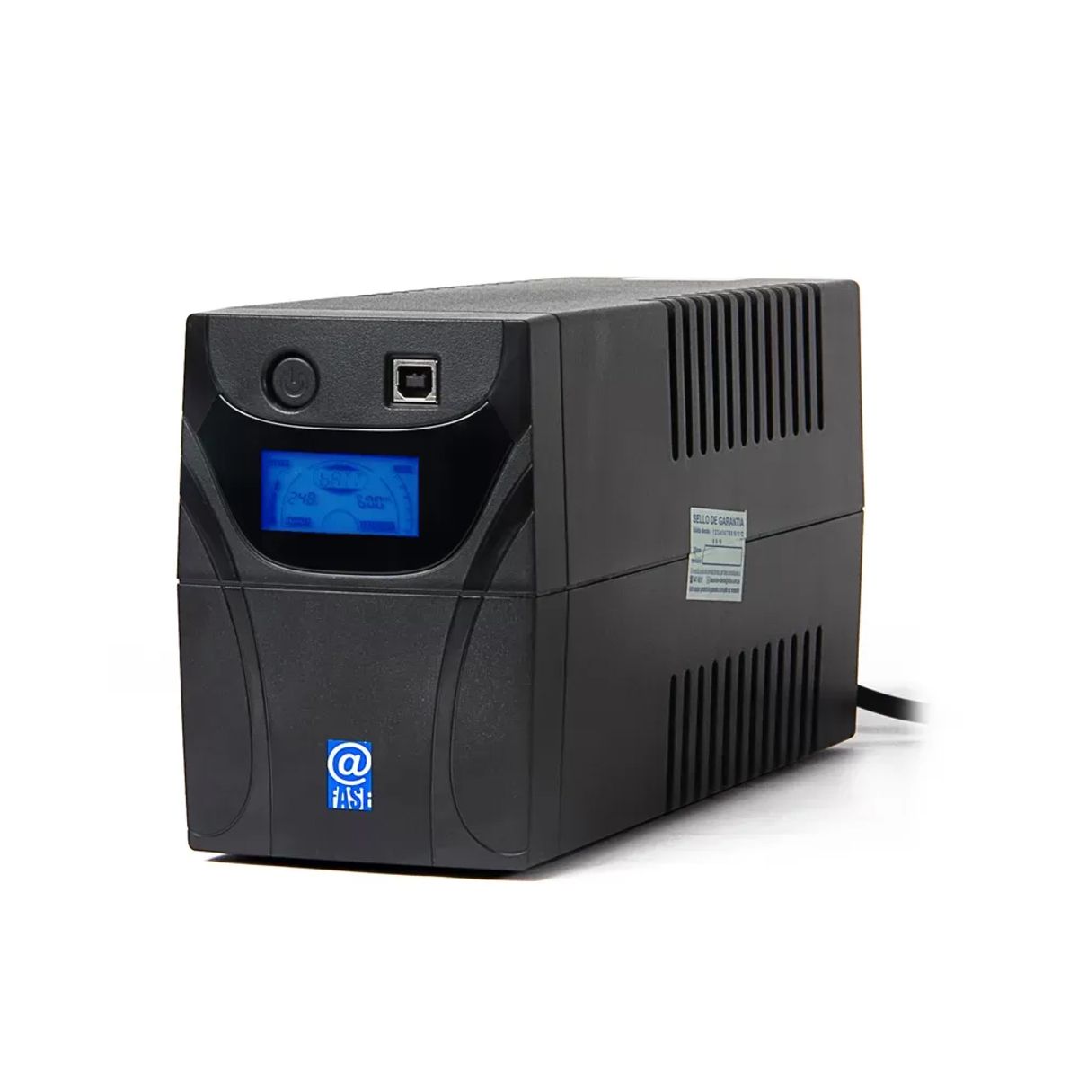 ELISE - Ups Elise 650Va Torre Con Pantalla Lcd Y Usb, 4 Salidas Nema, Avr Y 4 Horas De Carga