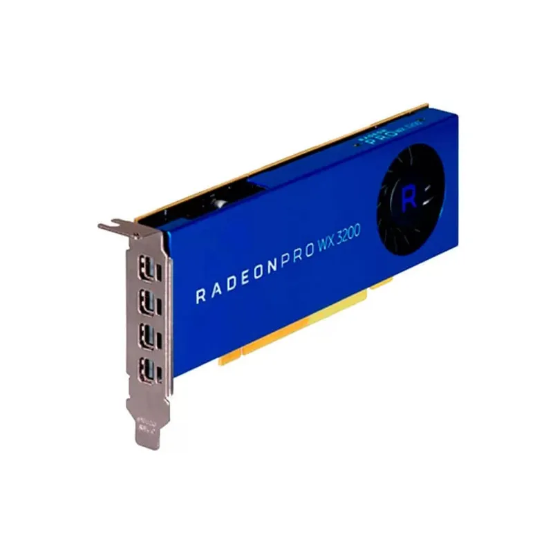 AMD - Tarjeta Gráfica Amd Radeon Pro Wx3200 4Gb Gddr5 128 Bit - Rendimiento Profesional En Gráfi