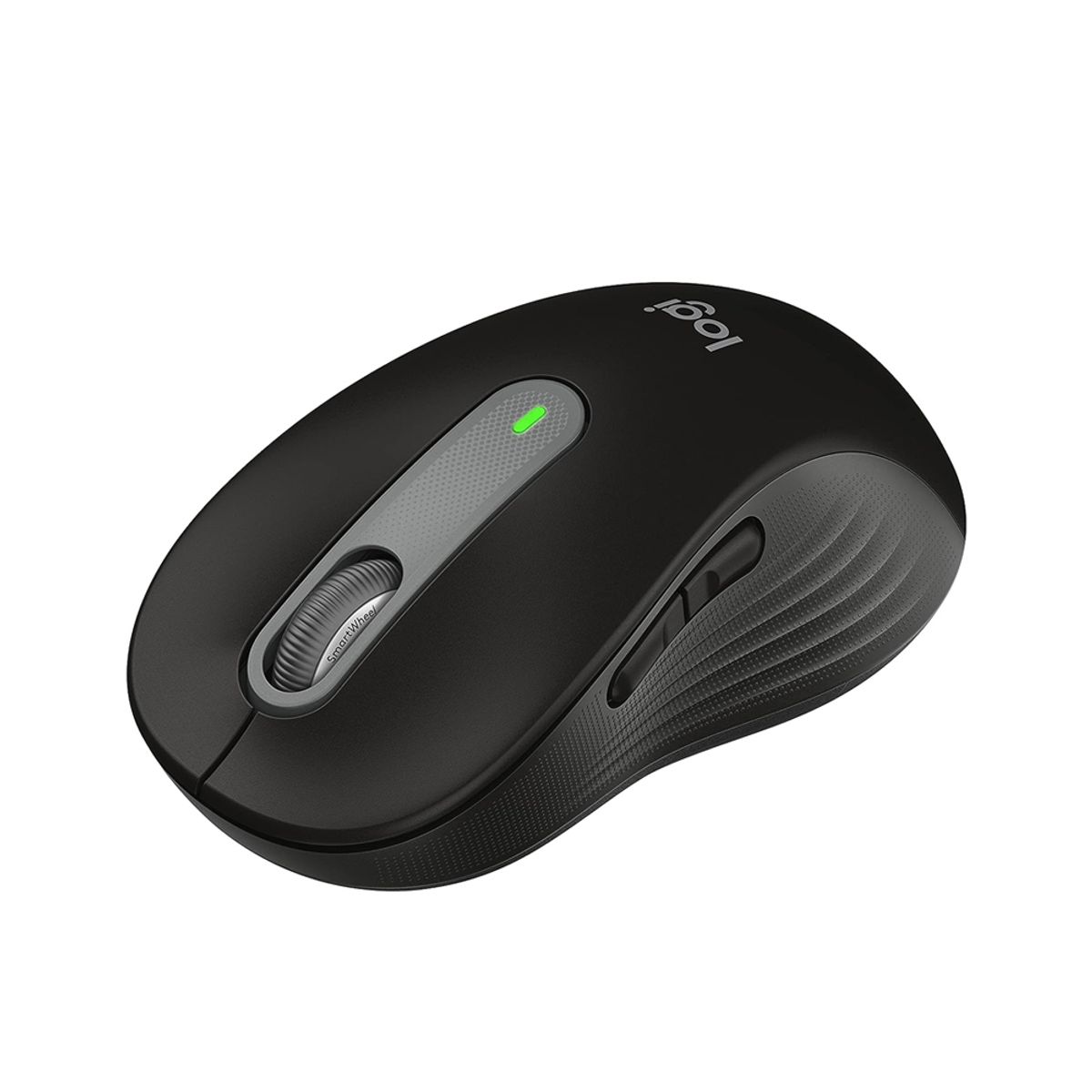 LOGITECH - Mouse Logitech Signature M650 Silent Large Izquierdo Inalámbrico Bluetooth Negro - Comodid