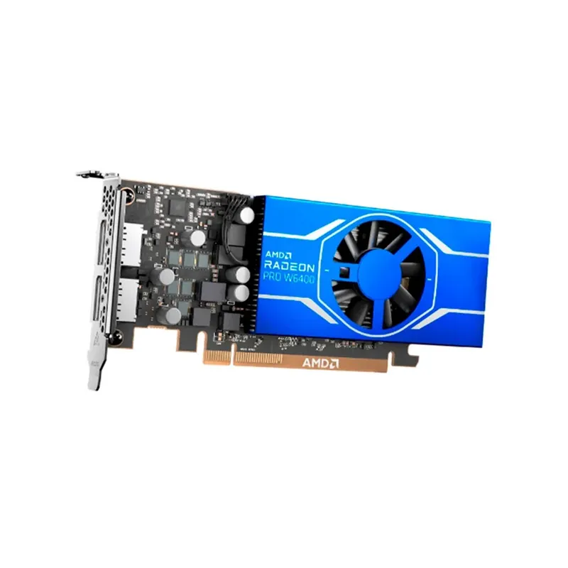 AMD - Tarjeta Gráfica Amd Radeon Pro W6400 4Gb Gddr6 - Ideal Para Trabajo Y Diseño Profesional