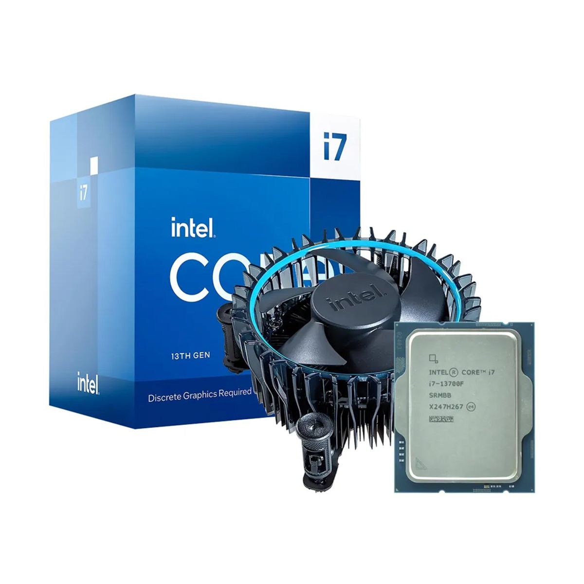 INTEL - Procesador Intel Core I7-13700F 16 Núcleos 2.10Ghz Con Turbo A 5.20Ghz - Socket Lga-1700