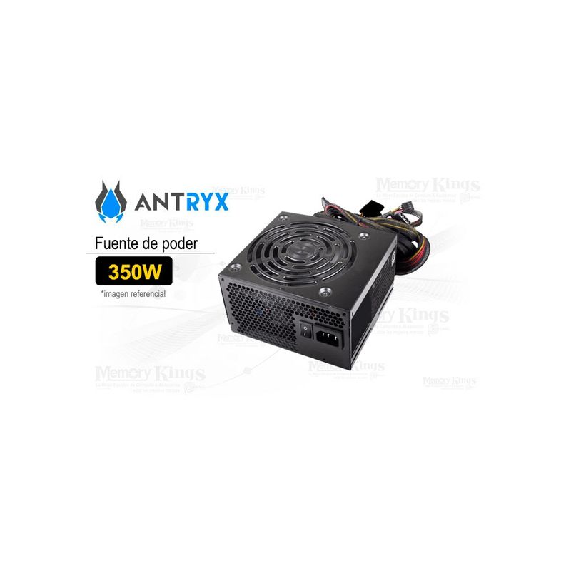 ANTRYX - Estación De Trabajo Antryx Elegant 570M - Case Mid Tower Atx Con 350W, Diseño Elegante Y F