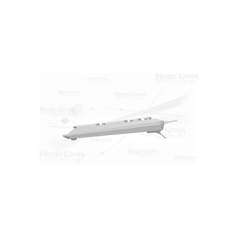 GENIUS - Teclado Genius Slimstar Q200 Usb Blanco - Diseño Delgado, Conexión Rápida Y Cómoda Escritu