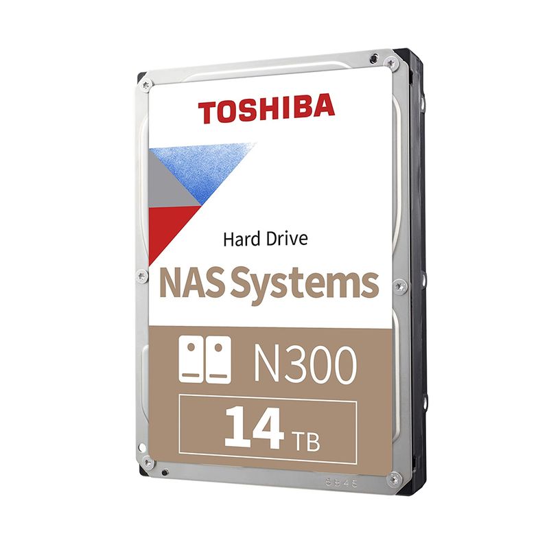 TOSHIBA - Disco Duro Toshiba N300 14Tb 512Mb Nas, Almacenamiento Confiable Para Servidores Y Backup