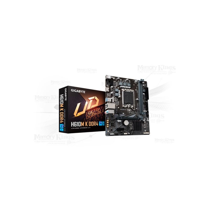 GIGABYTE - Placa Base Gigabyte H610M K D4 Matx - Compatibilidad Lga 1700, Ideal Para Pc De Alto Rendi