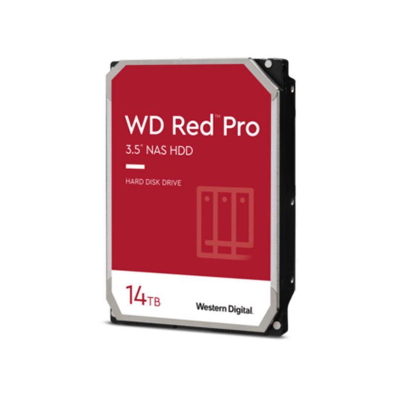 WESTERN DIGITAL - Disco Duro Western Digital Red Pro Nas 14Tb Sata 7200Rpm 3.5" Con 512Mb Cache