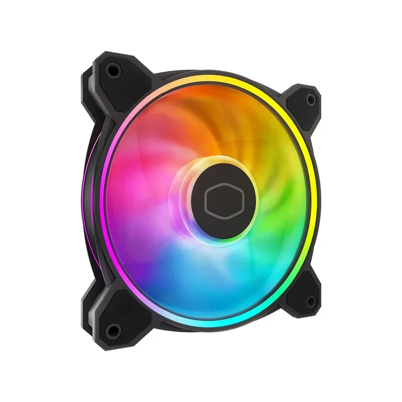 COOLER MASTER - Ventilador Cooler Master Mf120 Halo 120Mm Rgb - Silencioso, Eficiente Y De Alta Velocidad