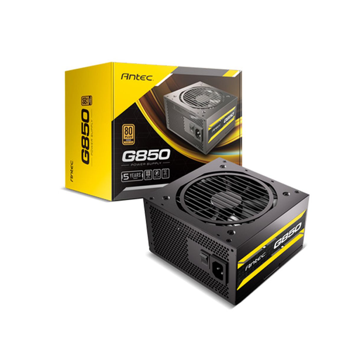 FANTECH - Fuente De Poder Antec Atom G850 850W 80 Plus Gold, Alta Eficiencia Y Rendimiento Superior