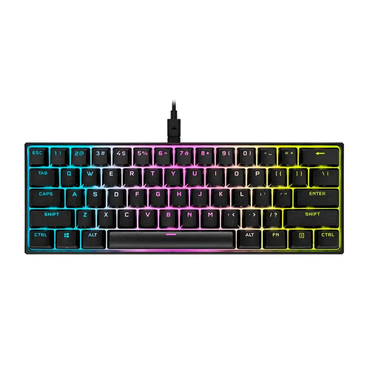 CORSAIR - Teclado Gaming Corsair K65 Pro Mini Rgb, Cherry Mx, Compacto Y Retroiluminado Para Jugadas