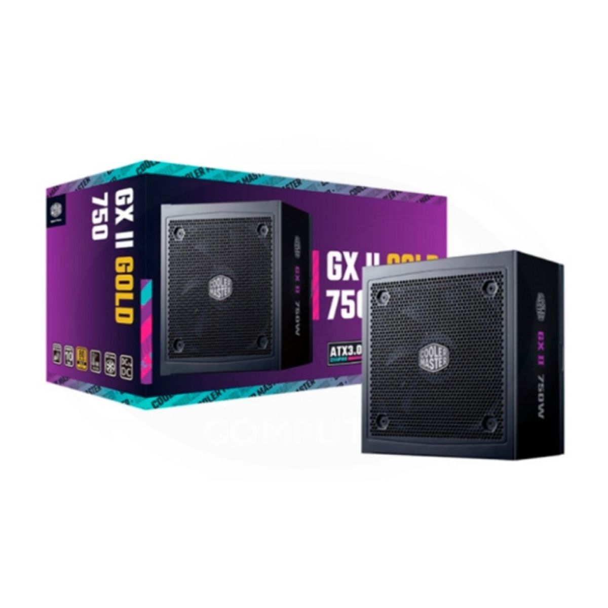 COOLER MASTER - Fuente De Alimentación Cooler Master Gx Ii Gold 750W 80 Plus Gold, Eficiencia Y Rendimient