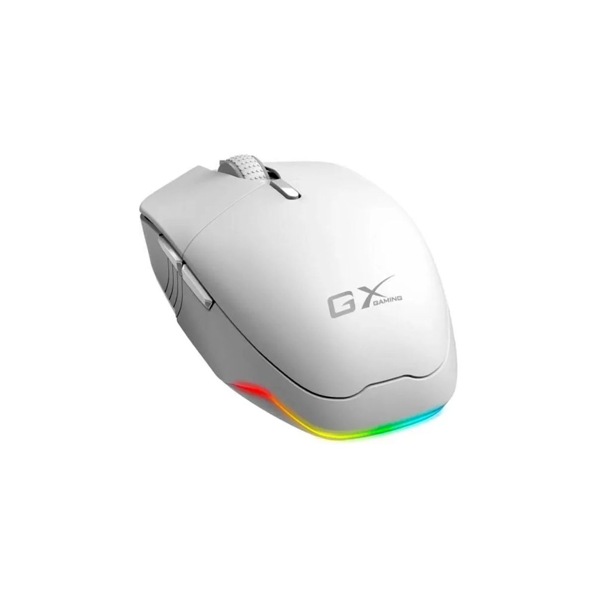 GENIUS - Mouse Genius Gx Scorpion M8250 Ai Inalámbrico Recargable, 3200 Dpi, Rgb, Color Blanco