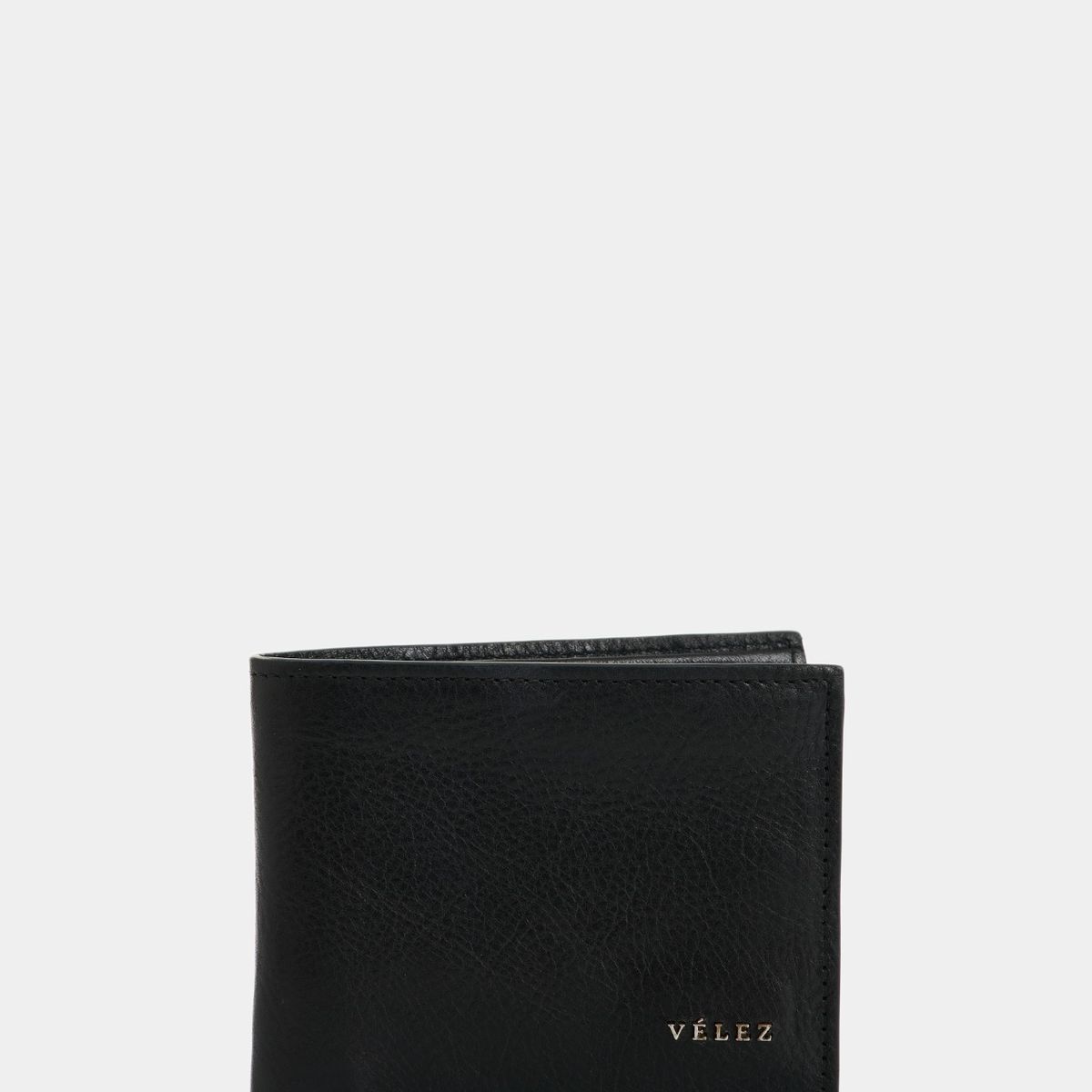 VELEZ - Vélez Billetera De Cuero Para Hombre Dalia Negro
