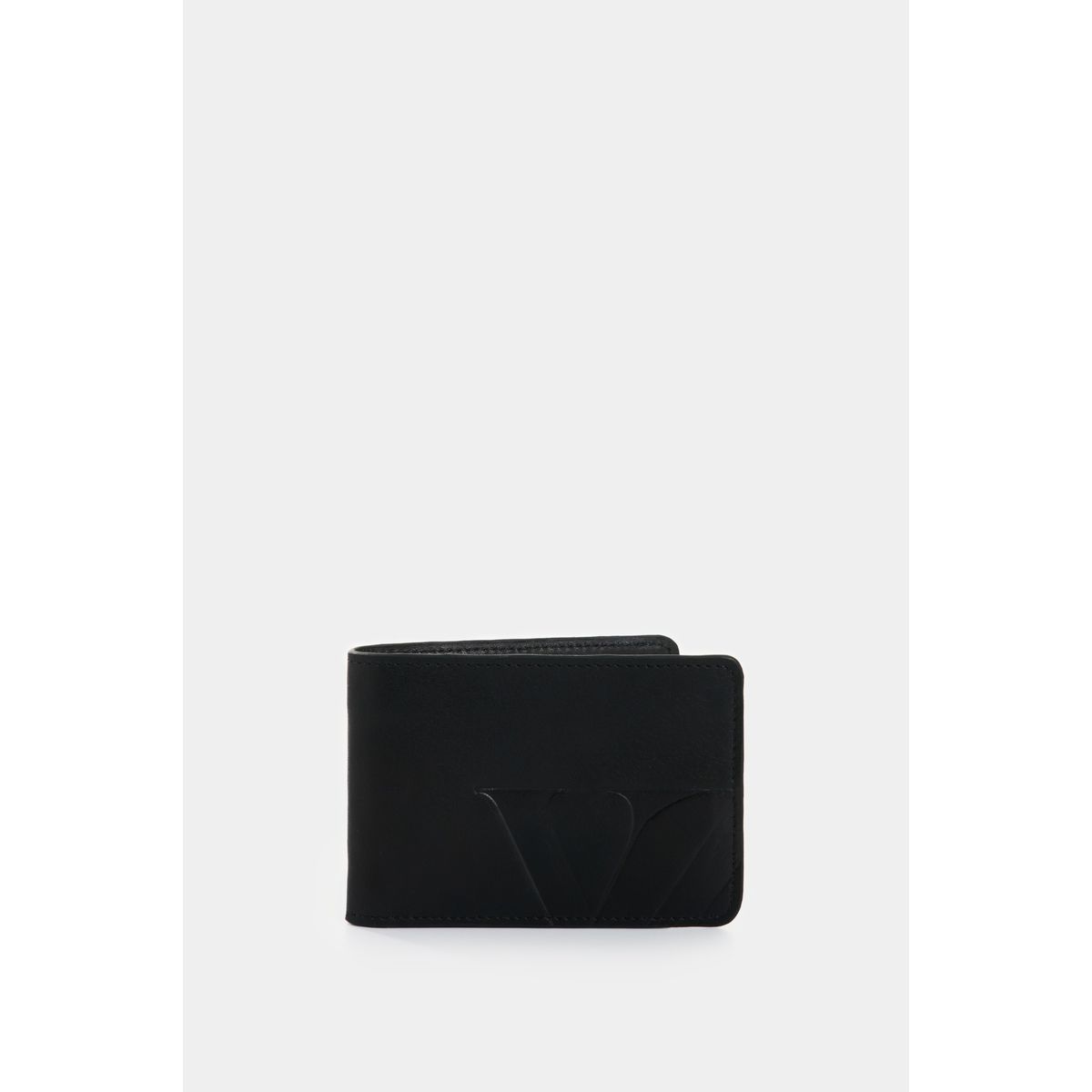 VELEZ - Vélez Billetera Alden De Cuero Para Hombre Monogram Negro