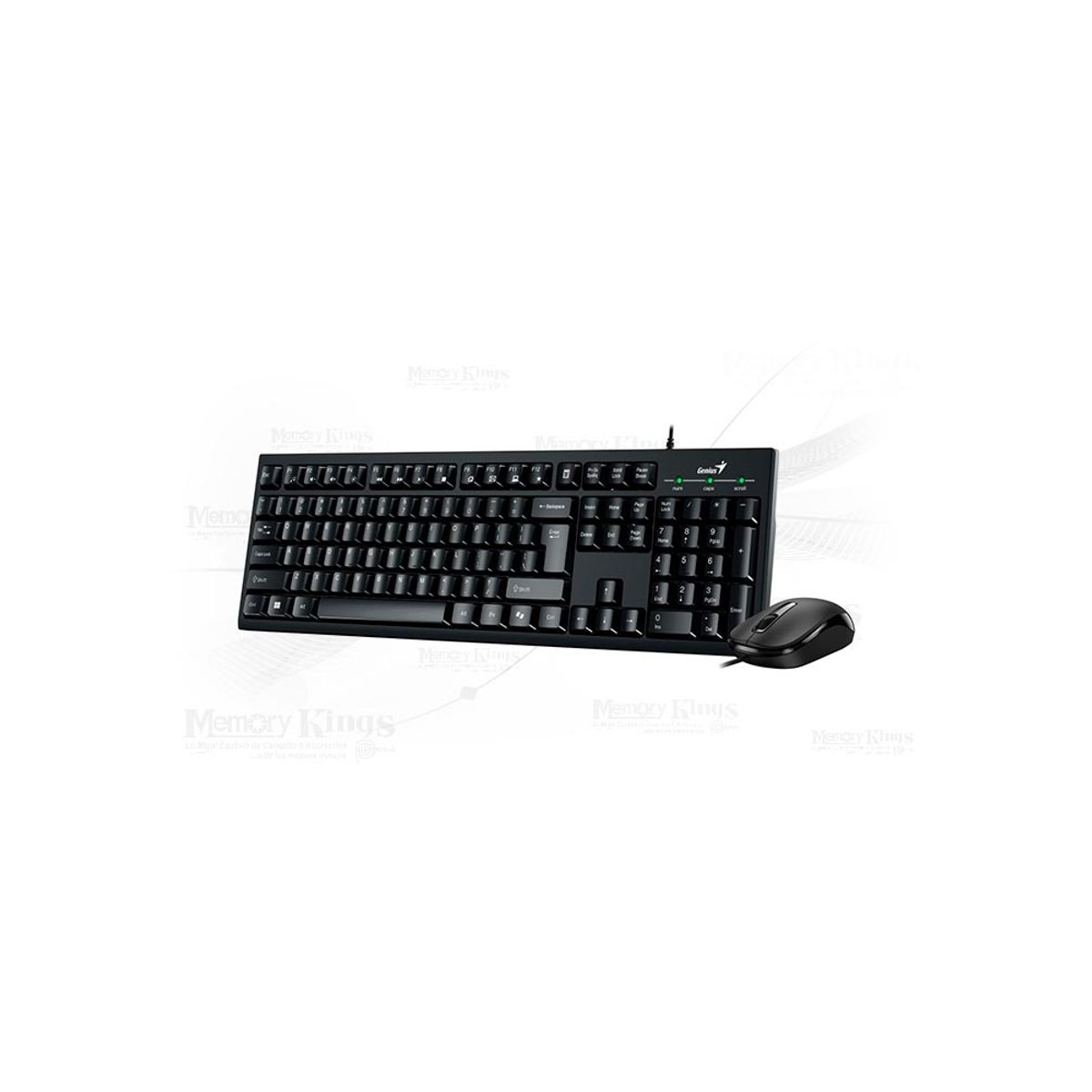Teclado Y Mouse Genius Km-100Se Ai, Usb, Color Negro, Diseño Ergonómico Y Alta Respuesta, marca GENIUS - Foto Principal