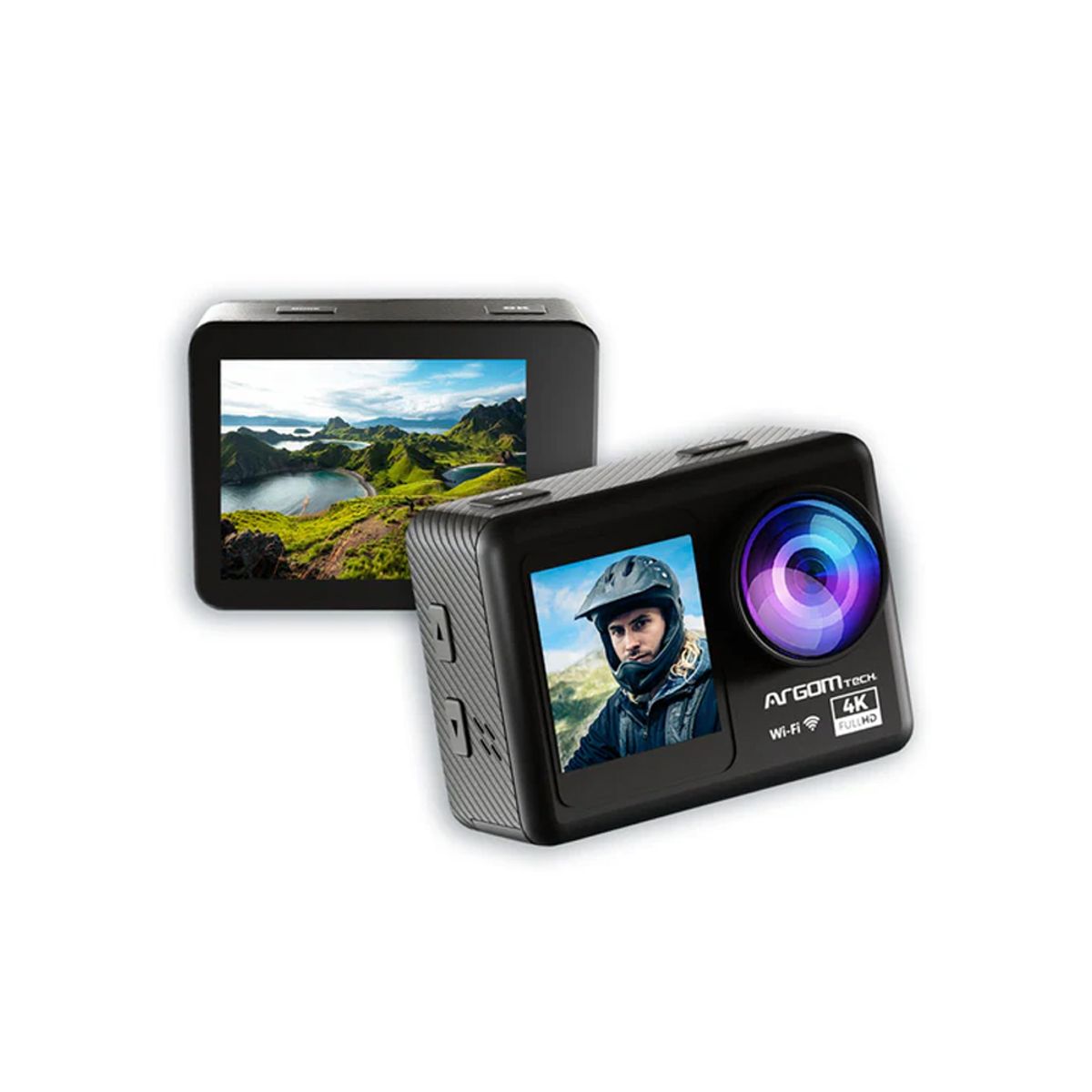 ARGOMTECH - Cámara De Acción Argomtech Epic 85 4K Con Doble Pantalla Y Alta Definición Para Aventuras
