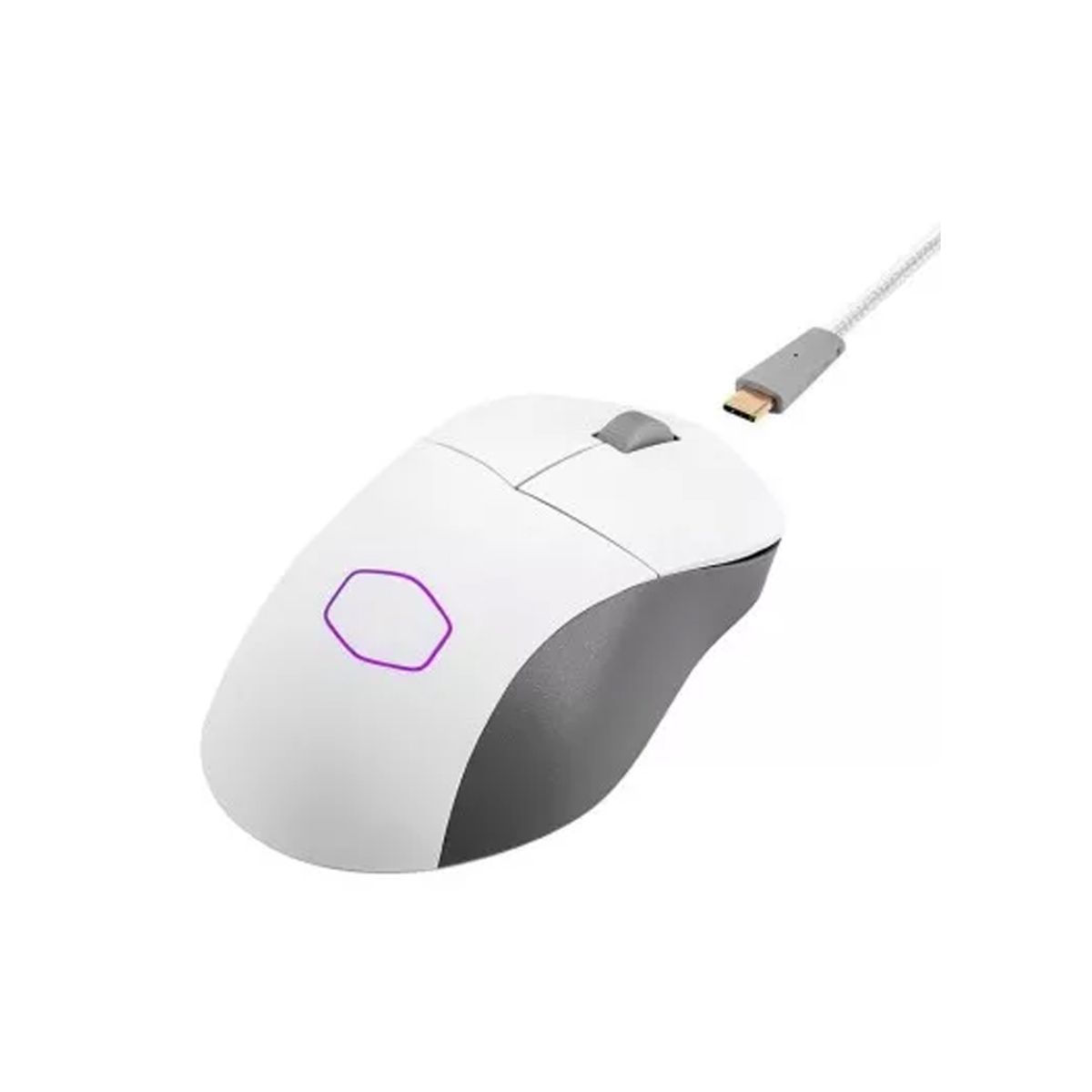 COOLER MASTER - Mouse Gaming Cooler Master Mm731 Inalámbrico De 19K Dpi En Color Blanco Con Bluetooth