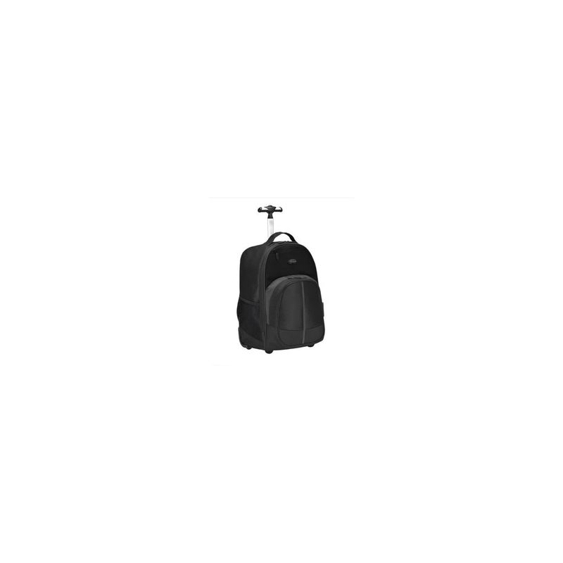 TARGUS - Mochila Rodante Targus De 16" En Negro, Ideal Para Portátiles Y Viajes, Con Compartimentos