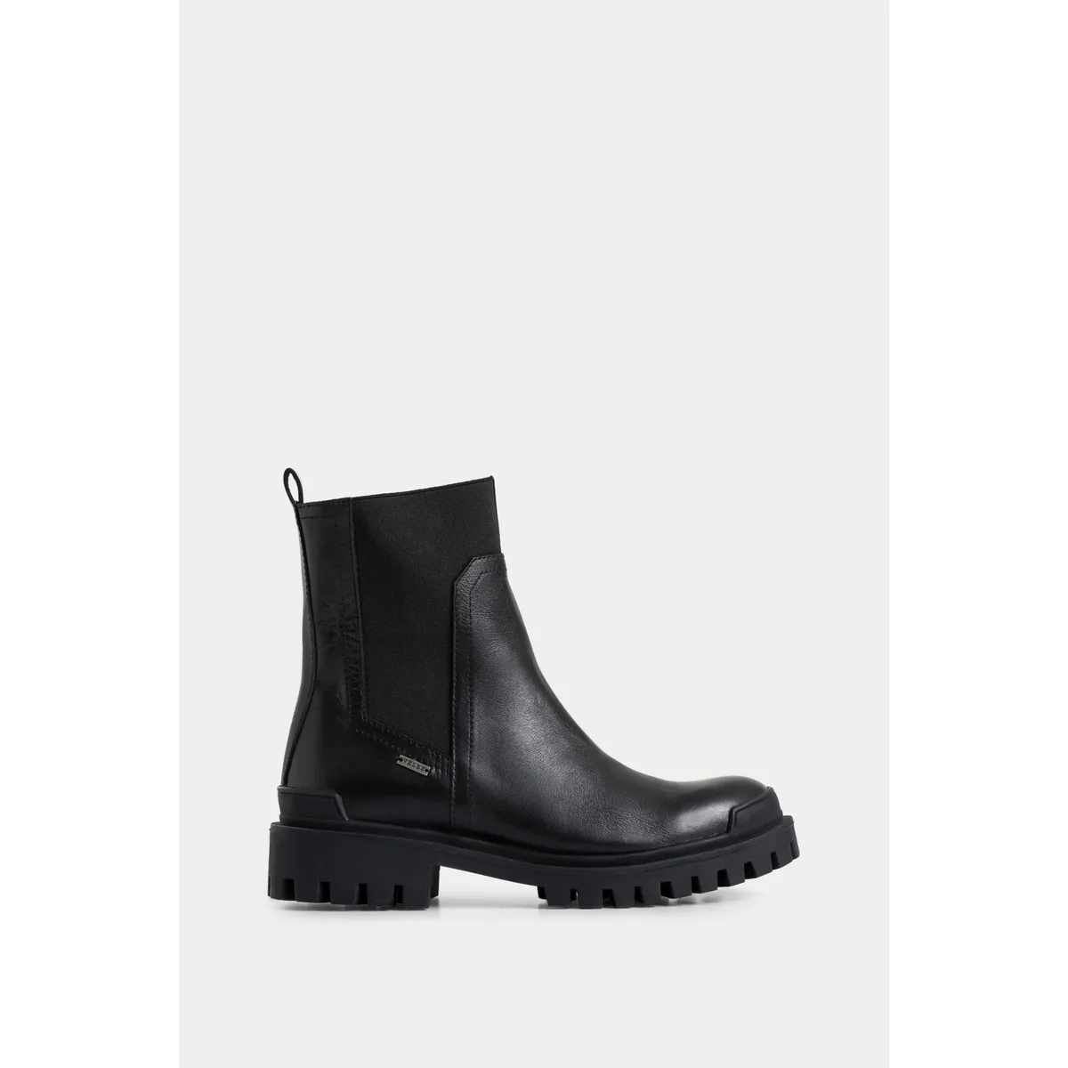 VELEZ - Vélez Botines Caltha 2.0 De Cuero Mujer Tractorados Negro