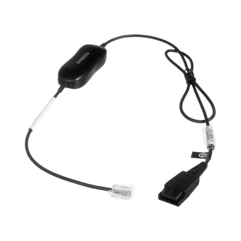 JABRA - Cable Jabra Smart Para Auriculares - Negro, Compatible Con Cisco, Mitel Y Snom
