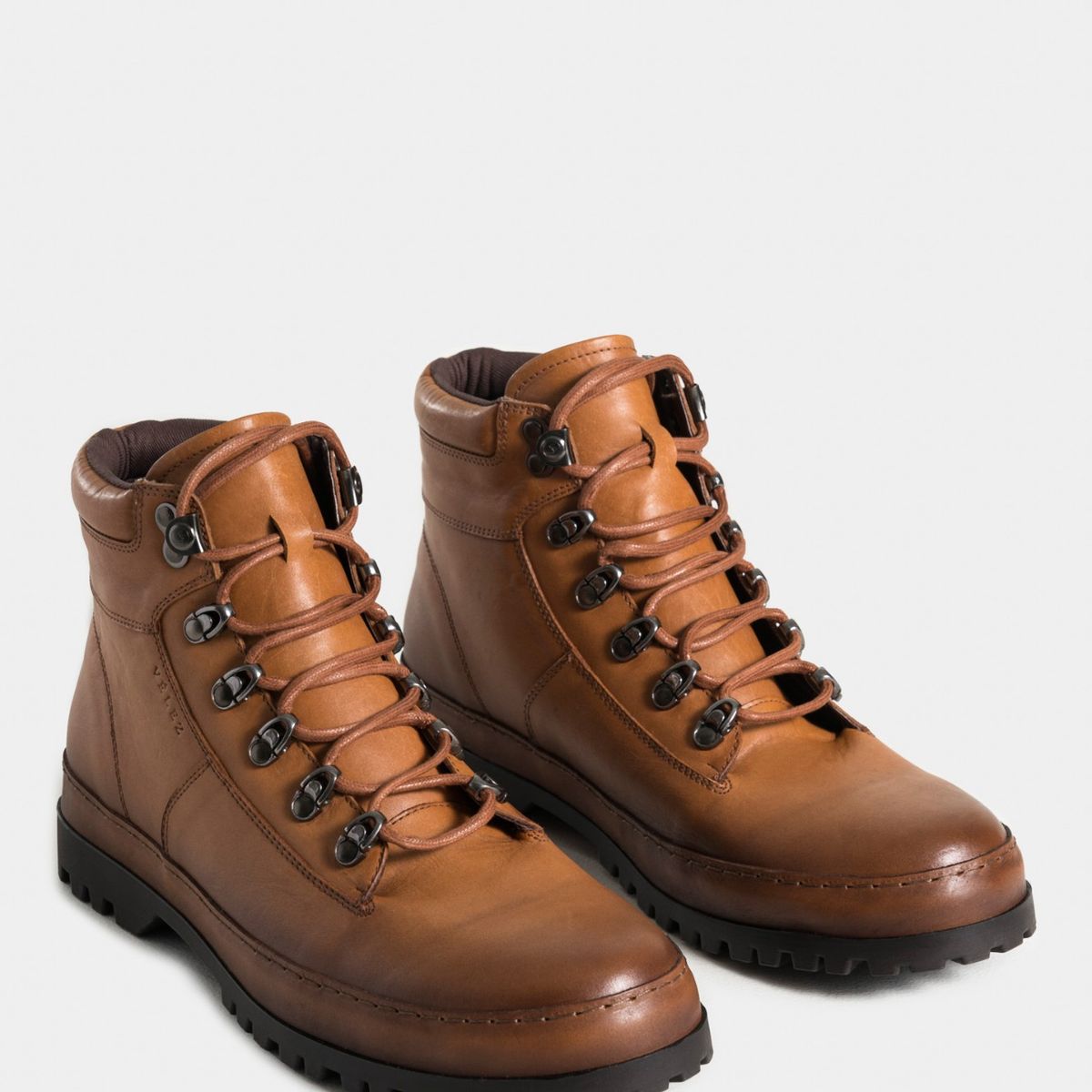 VELEZ - Vélez Botas Laos 2 De Cuero Hombre Silueta Utilitaria Miel
