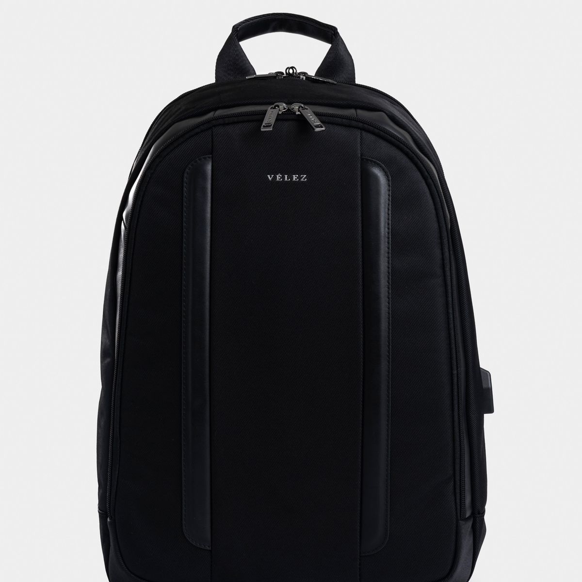 VELEZ - Vélez Mochila Lona Monocromático Negro