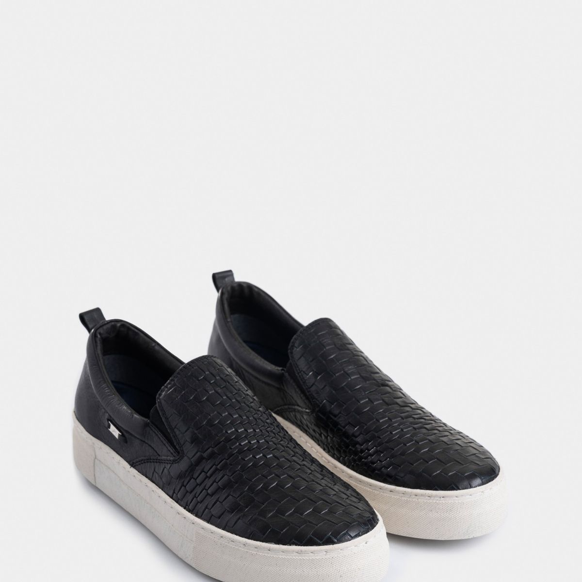 VELEZ - Vélez Mocasines Orión De Cuero Para Mujer Grabado Negro