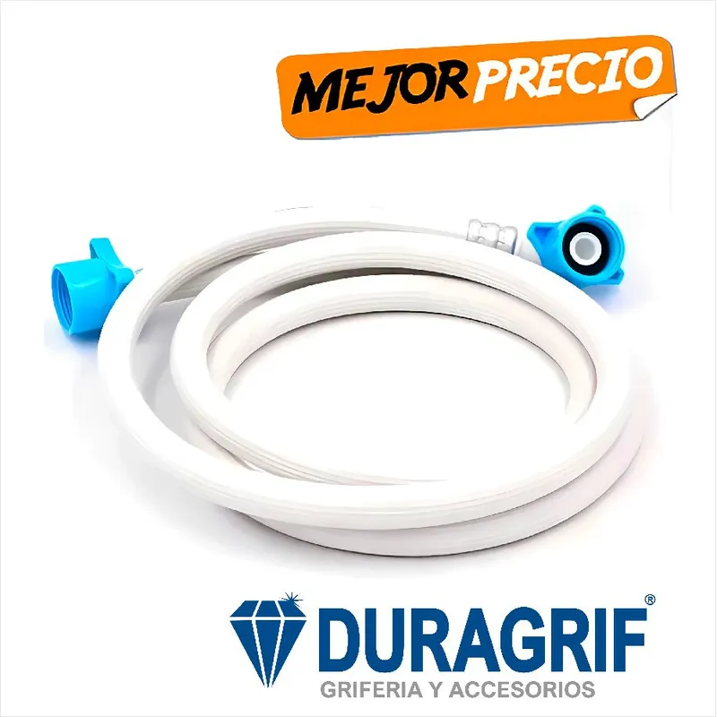 DURAGRIF - Manguera de Ingreso Llenado para Lavadora 3 Metros