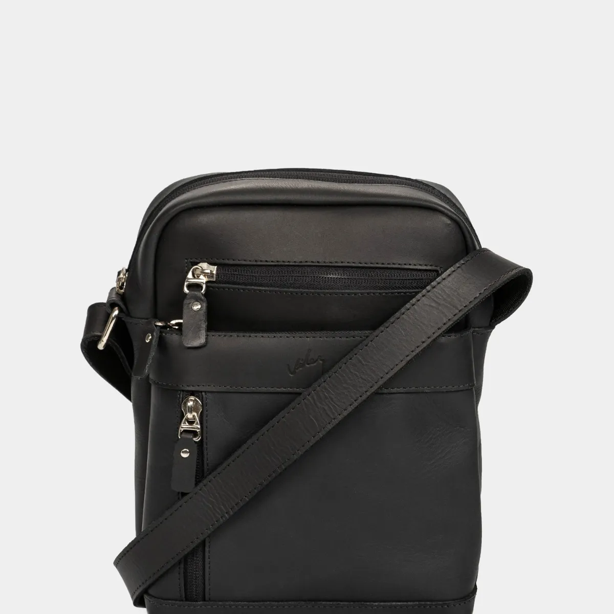 VELEZ - Vélez Morral Grecia De Cuero Para Hombre Vintage Negro