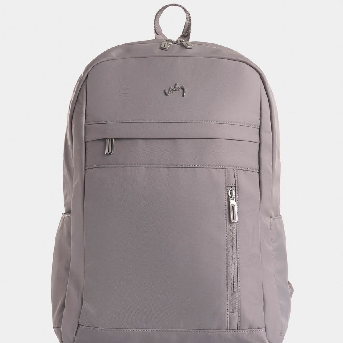 VELEZ - Vélez Mochila Sierra En Lona Para Hombre Manija Cuero Gris
