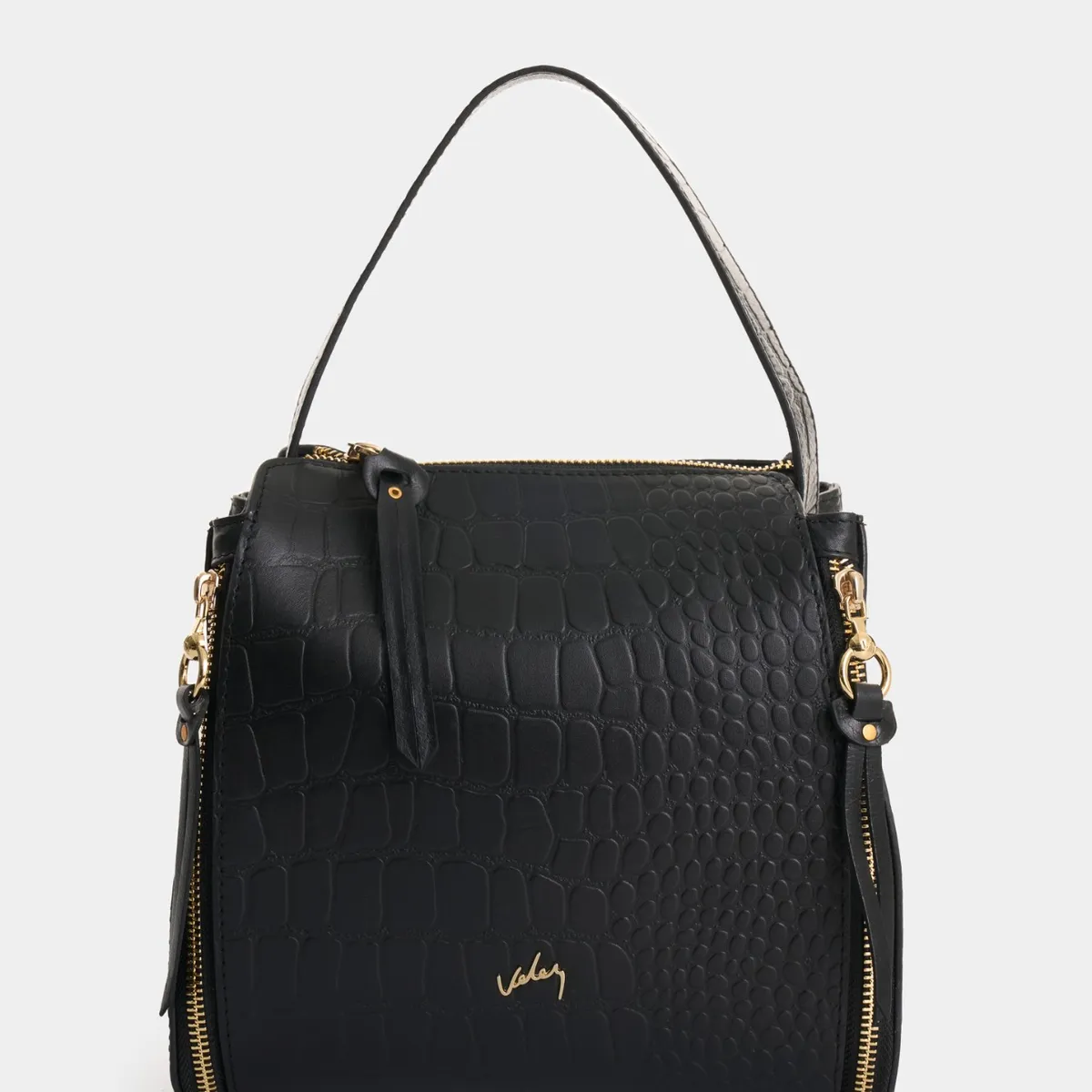 VELEZ - Vélez Morral Libertad 2.0 De Cuero Para Mujer Grabado Negro